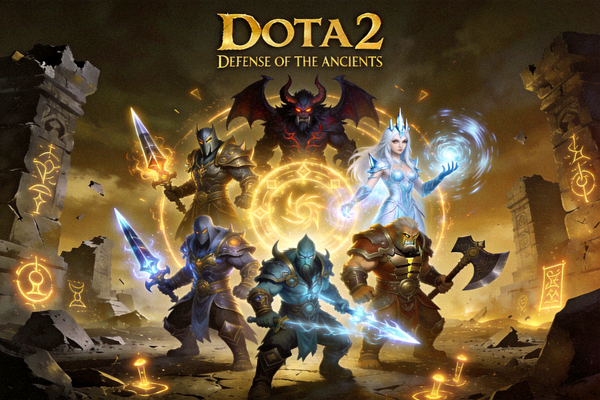 DOTA2游戏封面展示图